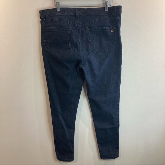 DEMOCRACY Sz 14 Ab-Solution Technology Dark Wash High Rise Skinny Jeggings Jeans - Picture 8 of 13